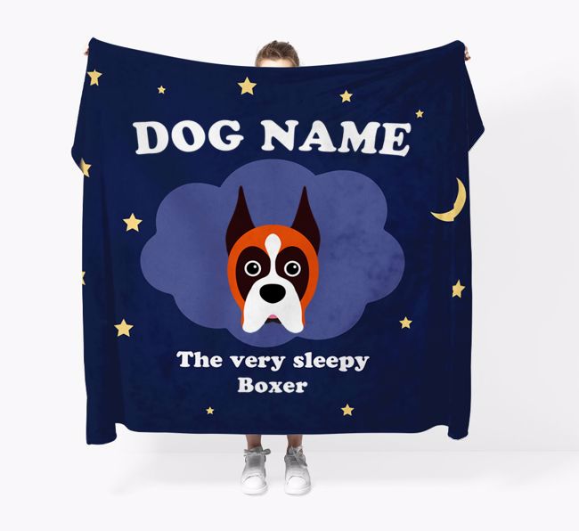 'The Very Sleepy...' - Personalised {breedFullName} Blanket